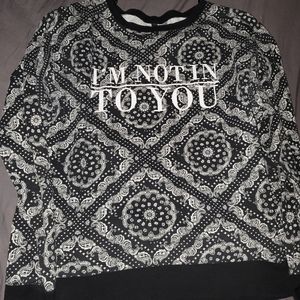 H&M long sleeve graphic tee